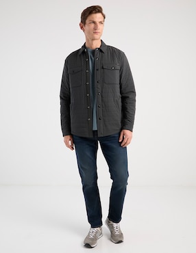 Chamarra casual Faherty con bolsillos para hombre