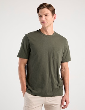 Playera Faherty cuello redondo para hombre