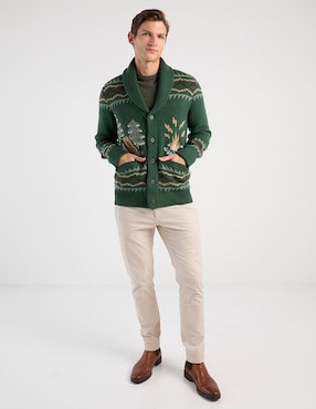 Playera Faherty cuello redondo para hombre