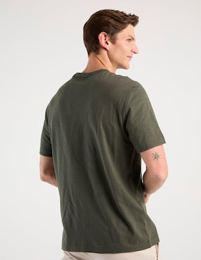 Playera Faherty cuello redondo para hombre