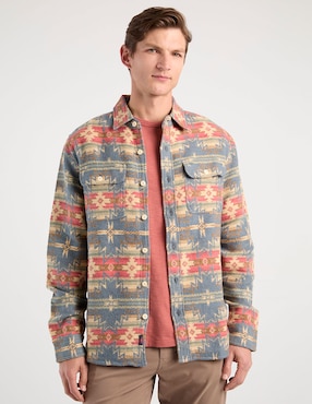 Sobrecamisa casual Faherty de algodón manga larga para hombre