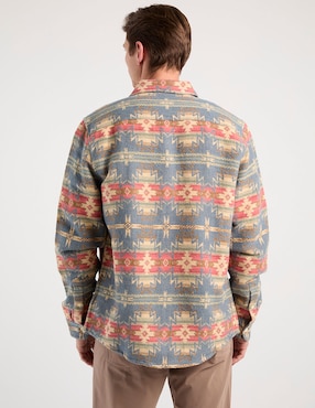 Sobrecamisa casual Faherty de algodón manga larga para hombre