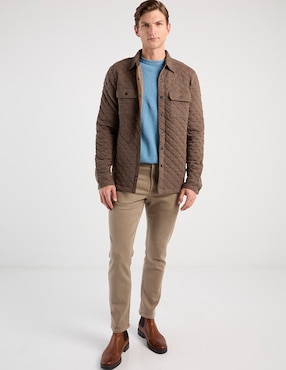 Sobrecamisa casual Faherty de algodón manga larga para hombre