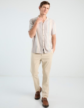 Camisa casual Faherty manga corta para hombre