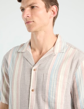 Camisa casual Faherty manga corta para hombre