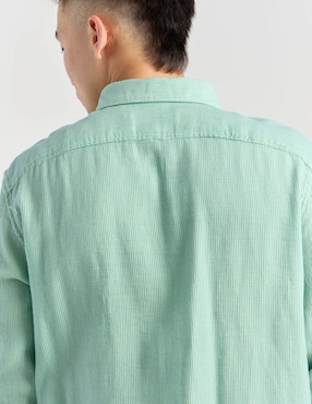Camisa casual Original Penguin manga larga para hombre