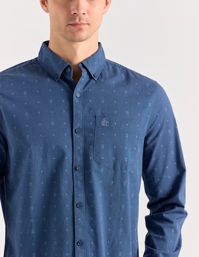 Camisa casual Original Penguin manga larga para hombre