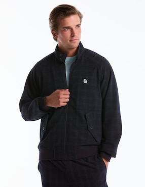 Chamarra harrington Original Penguin impermeable con bolsillos para hombre
