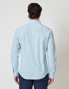 Camisa casual Original Penguin de algodón manga larga para hombre