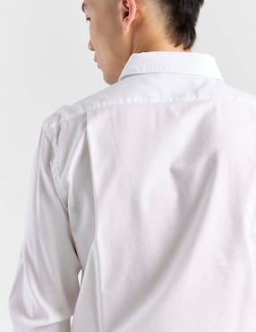 Camisa casual Scappino de algodón manga larga para hombre