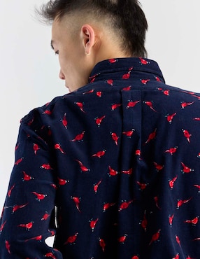 Camisa casual Brooks Brothers de algodón manga larga para hombre