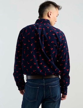 Camisa casual Brooks Brothers de algodón manga larga para hombre