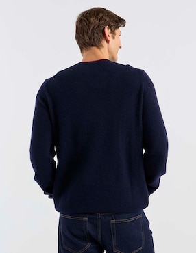 Suéter Brooks Brothers cuello redondo para hombre