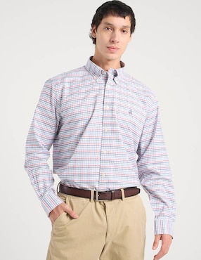 Camisa business casual Brooks Brothers de algodón manga larga para hombre