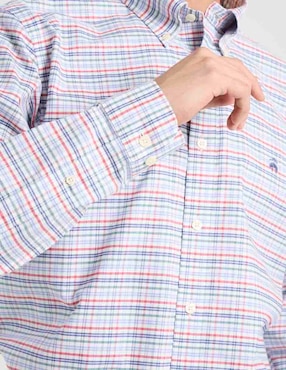 Camisa business casual Brooks Brothers de algodón manga larga para hombre