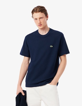 Playera Lacoste cuello redondo para hombre