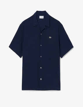 Camisa casual Lacoste de algodón manga corta para hombre