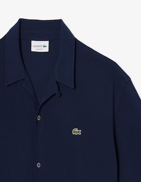 Camisa casual Lacoste de algodón manga corta para hombre