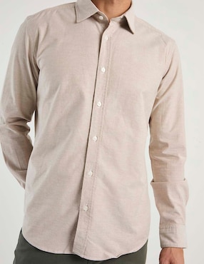 Camisa casual Scappino manga larga para hombre