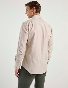 Camisa casual Scappino manga larga para hombre