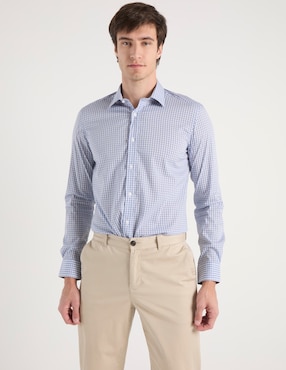 Camisa de vestir Scappino manga larga para hombre