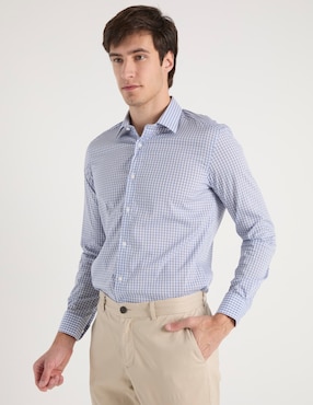 Camisa de vestir Scappino manga larga para hombre