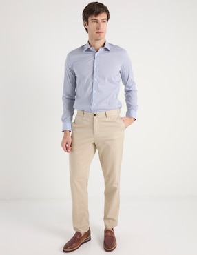 Camisa de vestir Scappino manga larga para hombre