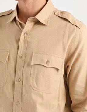 Camisa casual Brooks Brothers de algodón manga larga para hombre