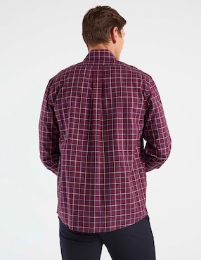 Camisa casual Brooks Brothers de algodón manga larga para hombre