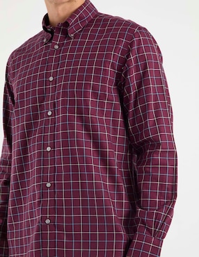 Camisa casual Brooks Brothers de algodón manga larga para hombre