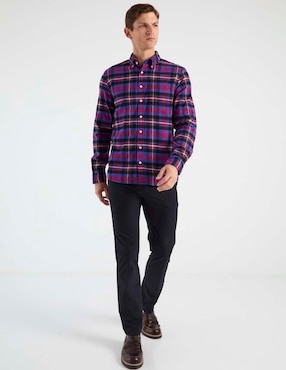 Camisa casual Brooks Brothers manga larga para hombre