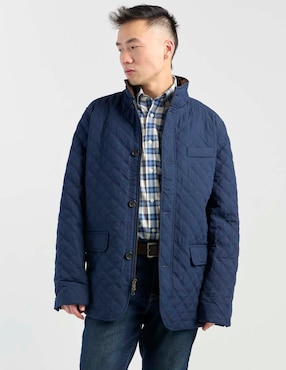Chamarra capitonada Brooks Brothers con bolsillos para hombre