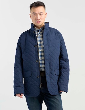 Chamarra capitonada Brooks Brothers con bolsillos para hombre