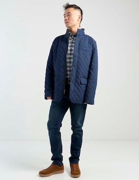 Chamarra capitonada Brooks Brothers con bolsillos para hombre