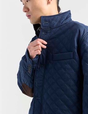 Chamarra capitonada Brooks Brothers con bolsillos para hombre