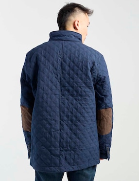 Chamarra capitonada Brooks Brothers con bolsillos para hombre