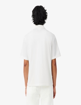 Camisa casual Lacoste de algodón manga corta para hombre