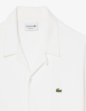 Camisa casual Lacoste de algodón manga corta para hombre