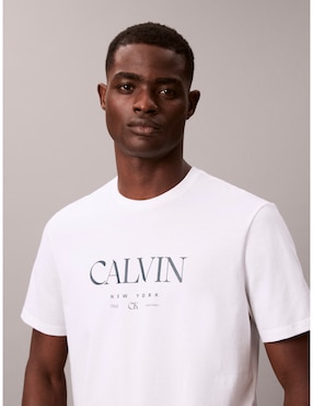 Playera Calvin Klein Monologo cuello redondo para hombre