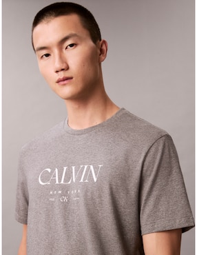Playera Calvin Klein Monologo cuello redondo para hombre