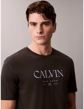 Playera Calvin Klein Monologo cuello redondo para hombre