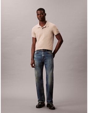 Playera tipo polo Calvin Klein Supima Cotton para hombre