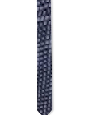 Corbata Hugo regular de seda para hombre