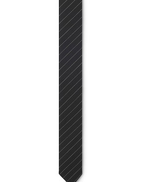 Corbata Hugo regular estampado a rayas para hombre