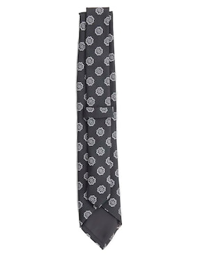 Corbata Hugo regular de seda estampado floral para hombre