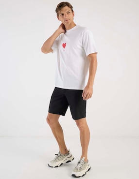 Playera Hugo cuello redondo para hombre