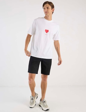 Playera Hugo cuello redondo para hombre