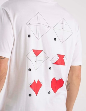 Playera Hugo cuello redondo para hombre