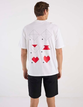 Playera Hugo cuello redondo para hombre