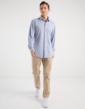 Camisa casual Hugo manga larga para hombre